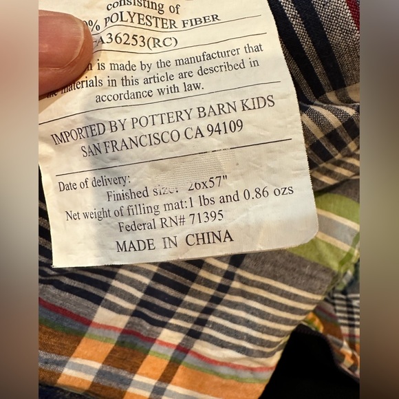 Pottery Barn Kids Lion applique Preston sleeping bag, new like condition - Picture 8 of 10